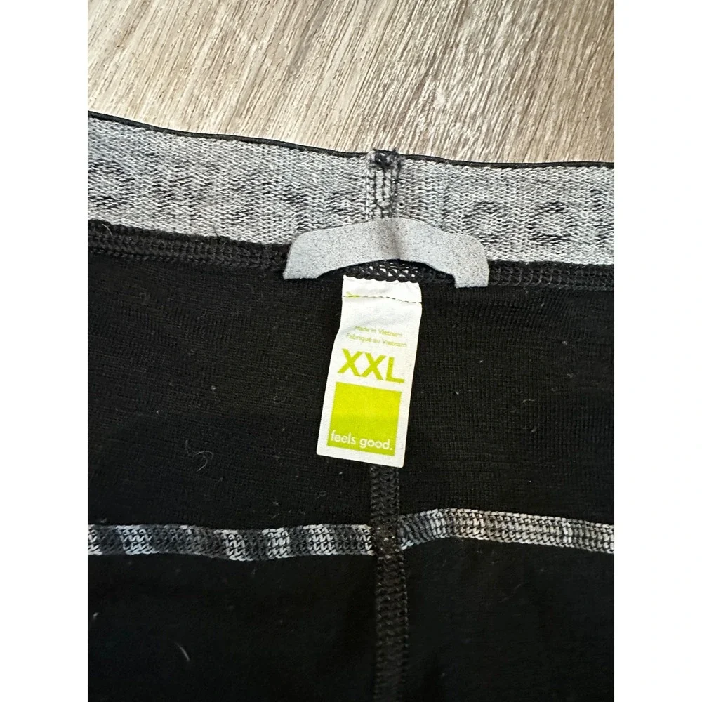 Smartwool Mens XXL Black 100% Merino Wool 3/4 Base Layer Pants 23